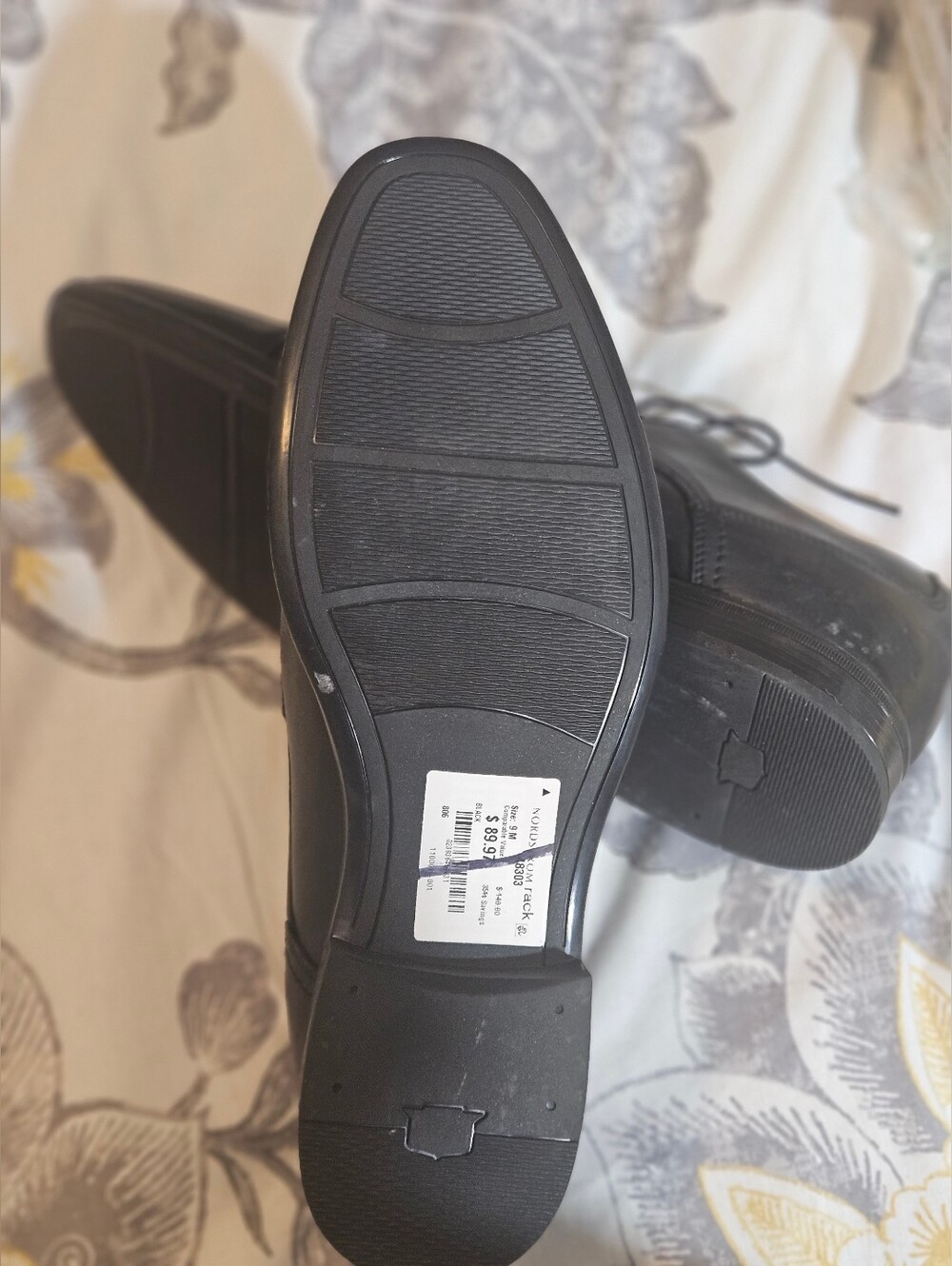 Florsheim Black Midtown Cap-Toe Oxford Dress Shoes - NWOB - Picture 5 of 6
